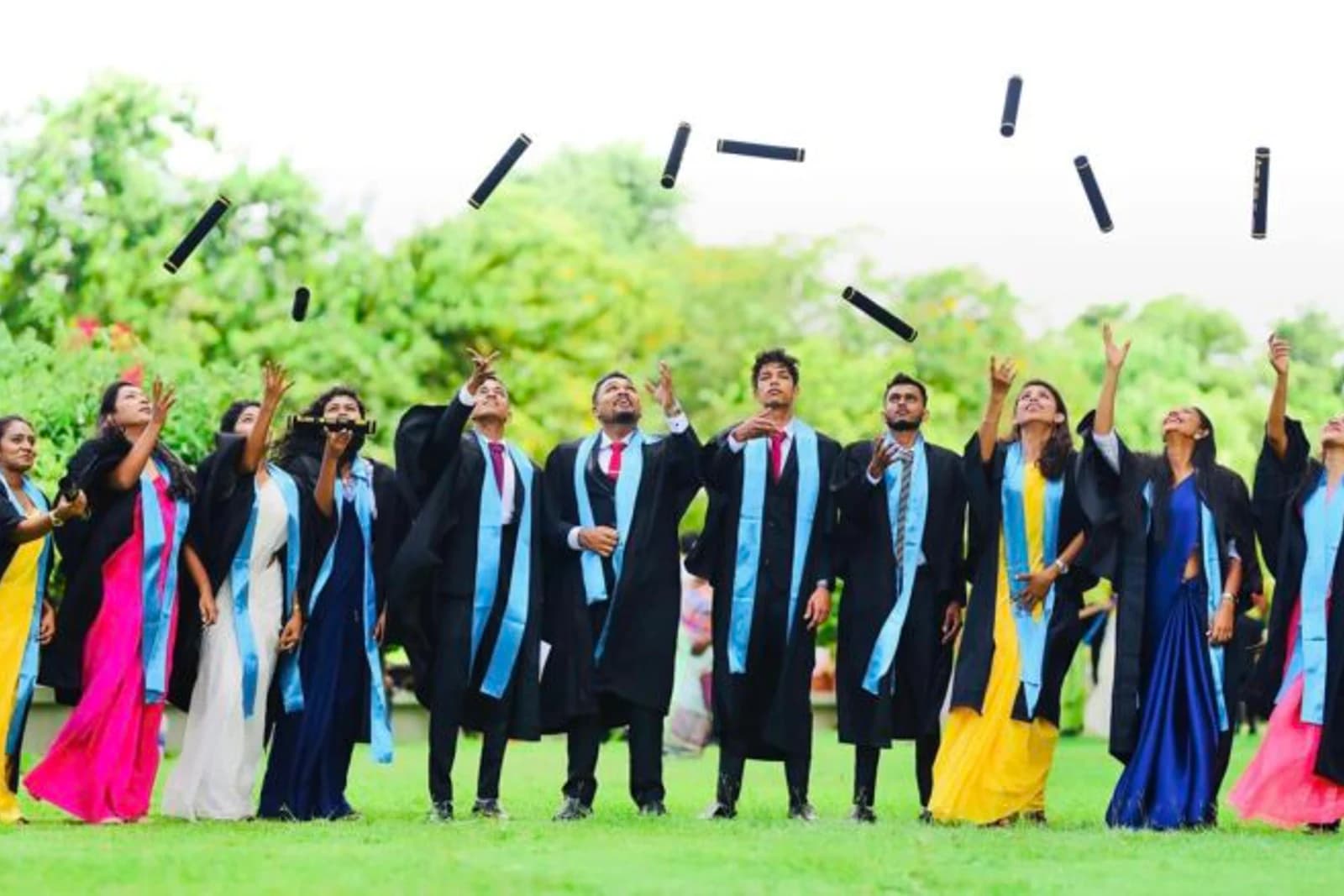 SITC Campus graduates celebrating together